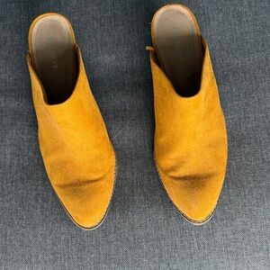 Old Navy Mules - gold - 8.5